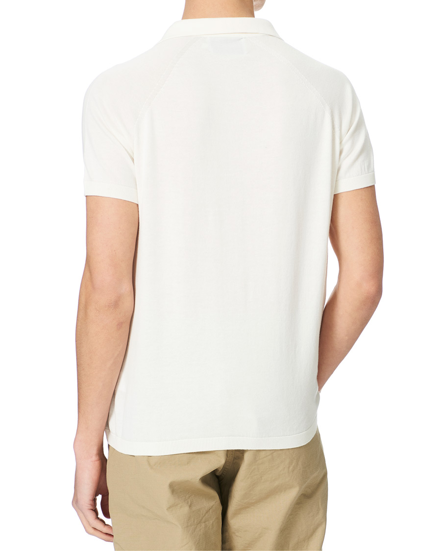 Herren | Poloshirts | Peregrine | Emery Knitted Cotton Polo White