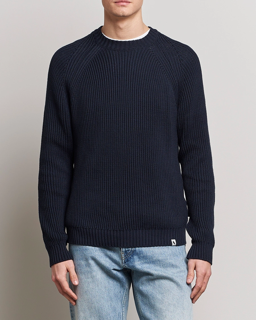 Herren |  | Peregrine | Harry Organic Cotton Sweater Navy