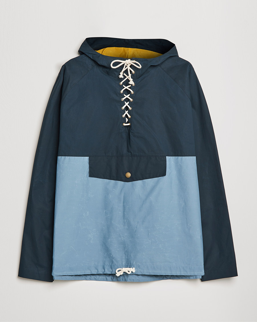 Herren | Jacken | Peregrine | Alpine Waxed Cotton Cagoule Jacket Seafoam