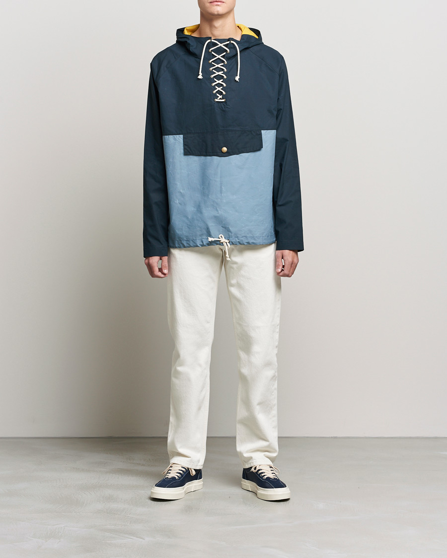 Herren | Jacken | Peregrine | Alpine Waxed Cotton Cagoule Jacket Seafoam