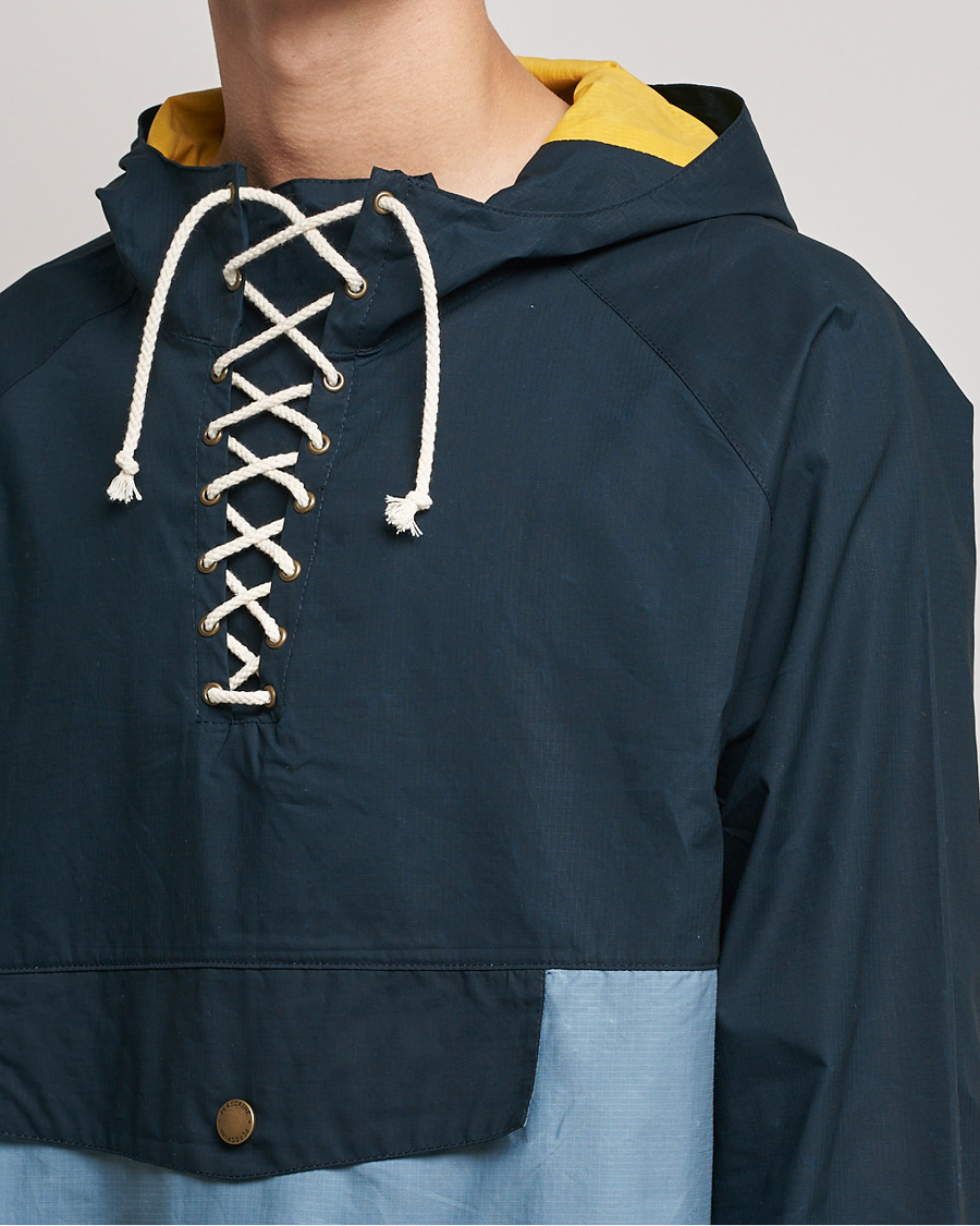Herren | Jacken | Peregrine | Alpine Waxed Cotton Cagoule Jacket Seafoam