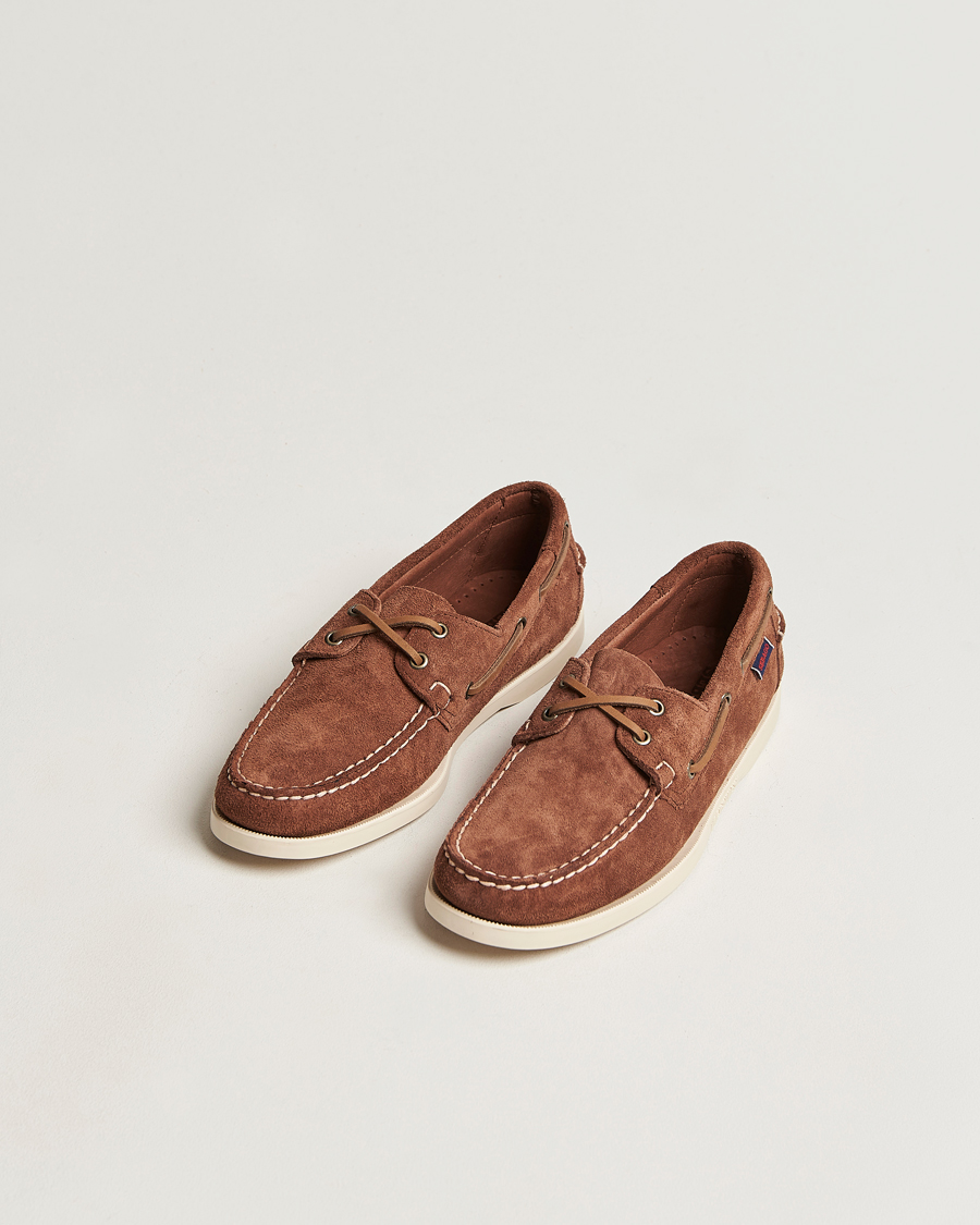 Herren | Preppy Authentic | Sebago | Docksides Suede Boat Shoe Dark Brown