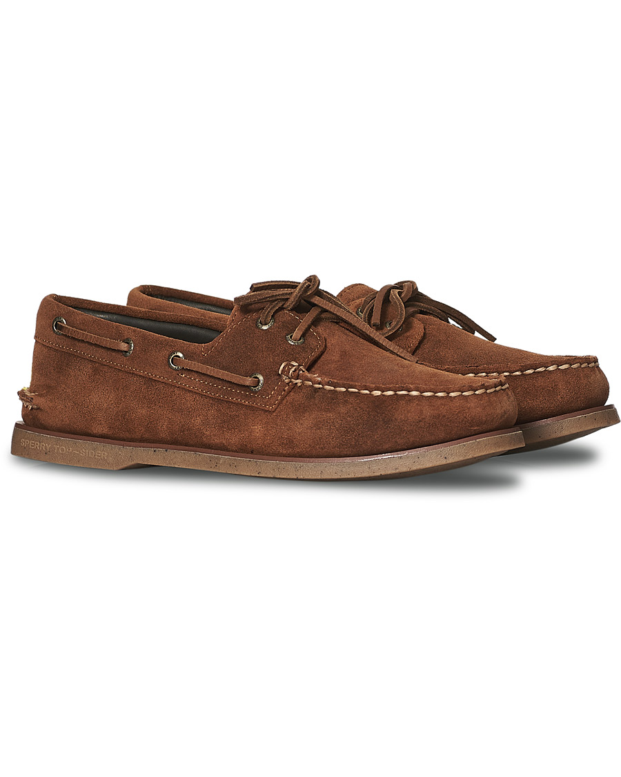 Herren | Sperry Gold Cup Authentic Suede Original Boat Shoe Brown | Sperry | Gold Cup Authentic Suede Original Boat Shoe Brown