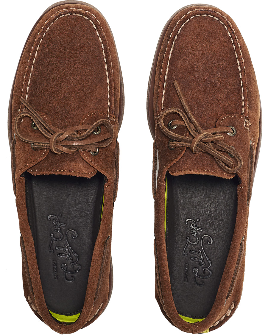 Herren | Sperry Gold Cup Authentic Suede Original Boat Shoe Brown | Sperry | Gold Cup Authentic Suede Original Boat Shoe Brown