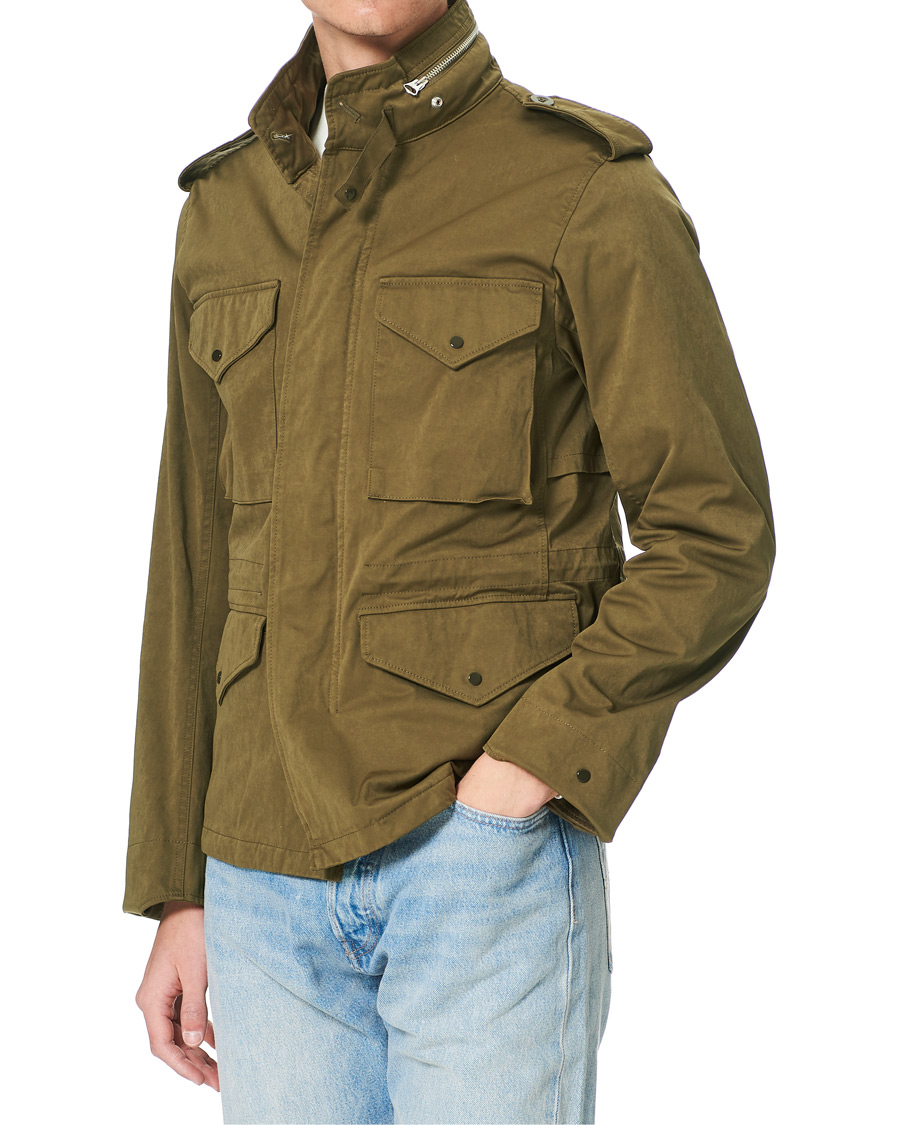Herren | Jacken | Ten c | 9 oz Short Field Jacket Olive