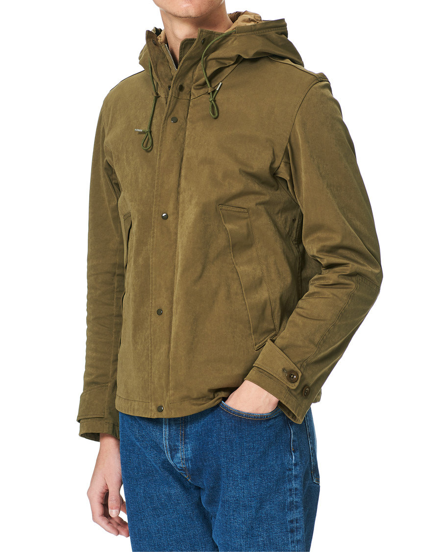 Herren | Jacken | Ten c | 9 oz Anorak Jacket Olive