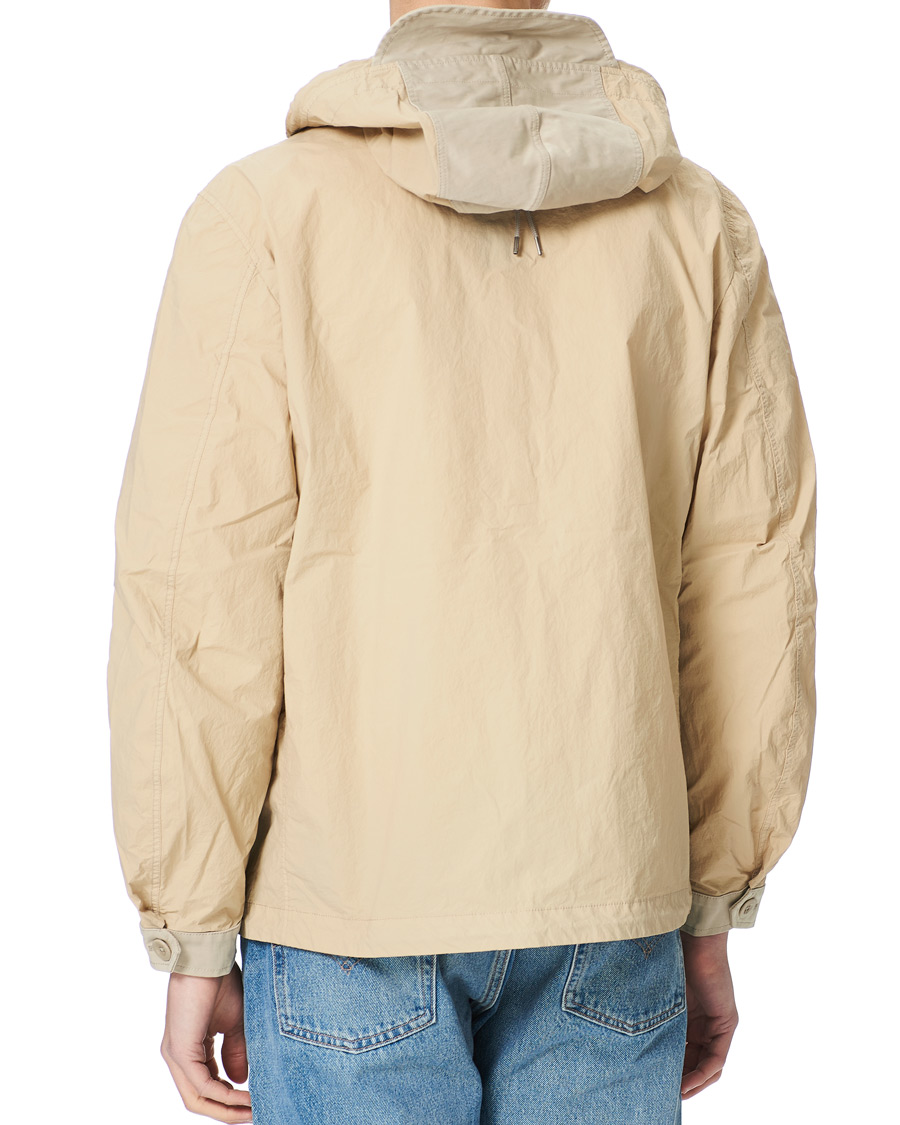Herren | Jacken | Ten c | Garment Dyed Nylon Hood Jacket Beige