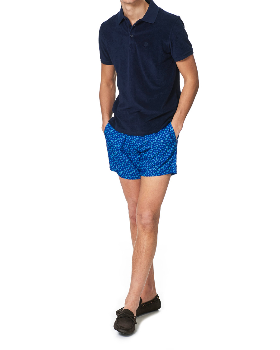 Herren | Badehosen | Vilebrequin | Mahina Swim Shorts Blue De Mar