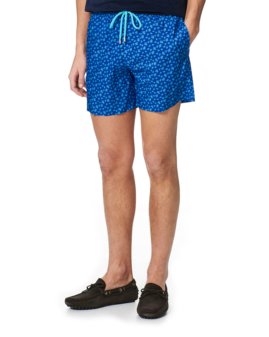 Herren | Badehosen | Vilebrequin | Mahina Swim Shorts Blue De Mar