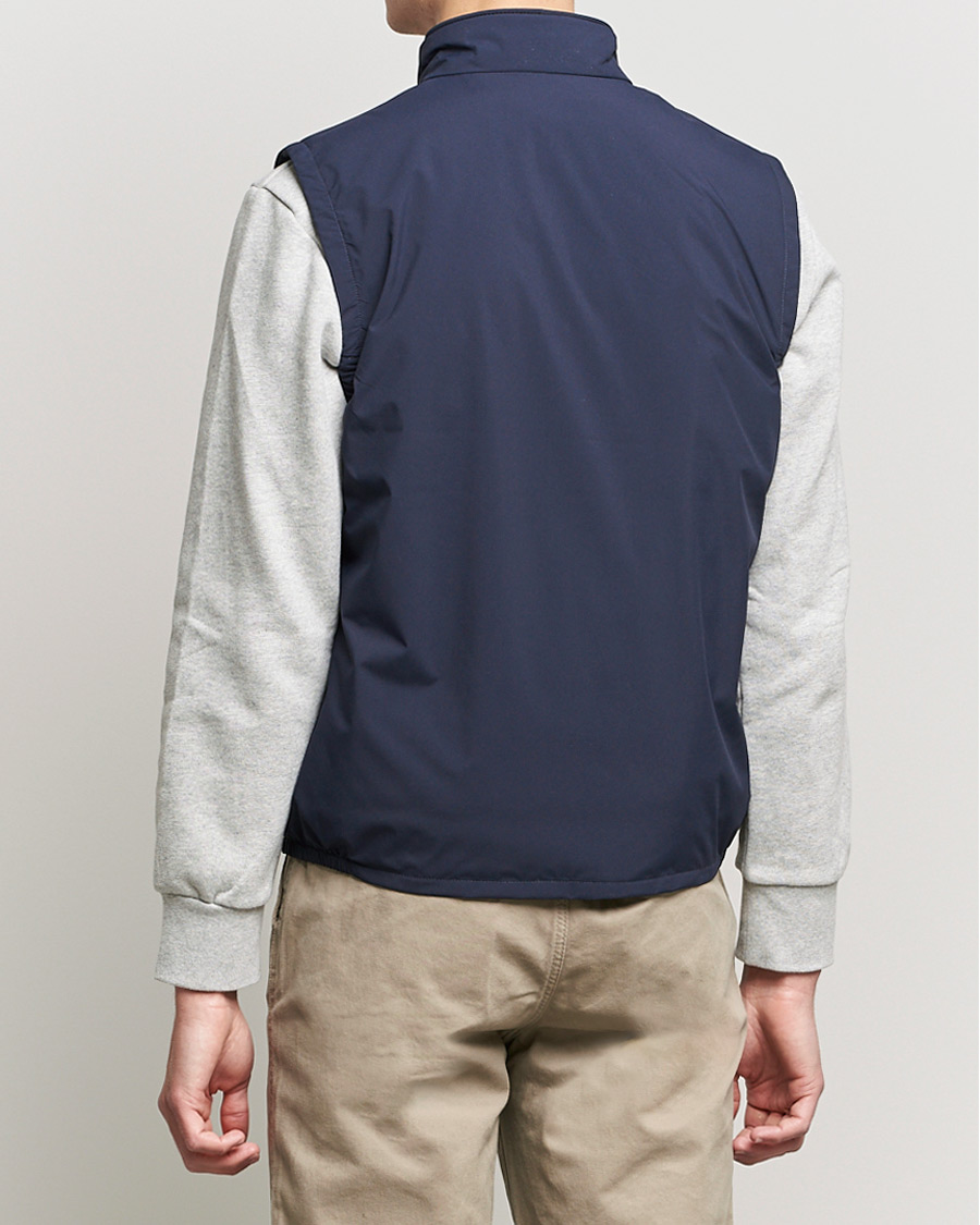 Herren | Jacken | Woolrich | Pacific Padded Vest Melton Blue