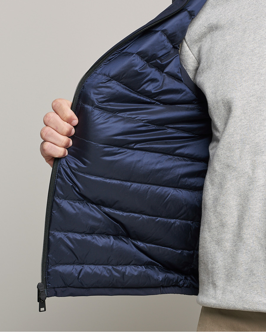 Herren | Jacken | Woolrich | Pacific Padded Vest Melton Blue