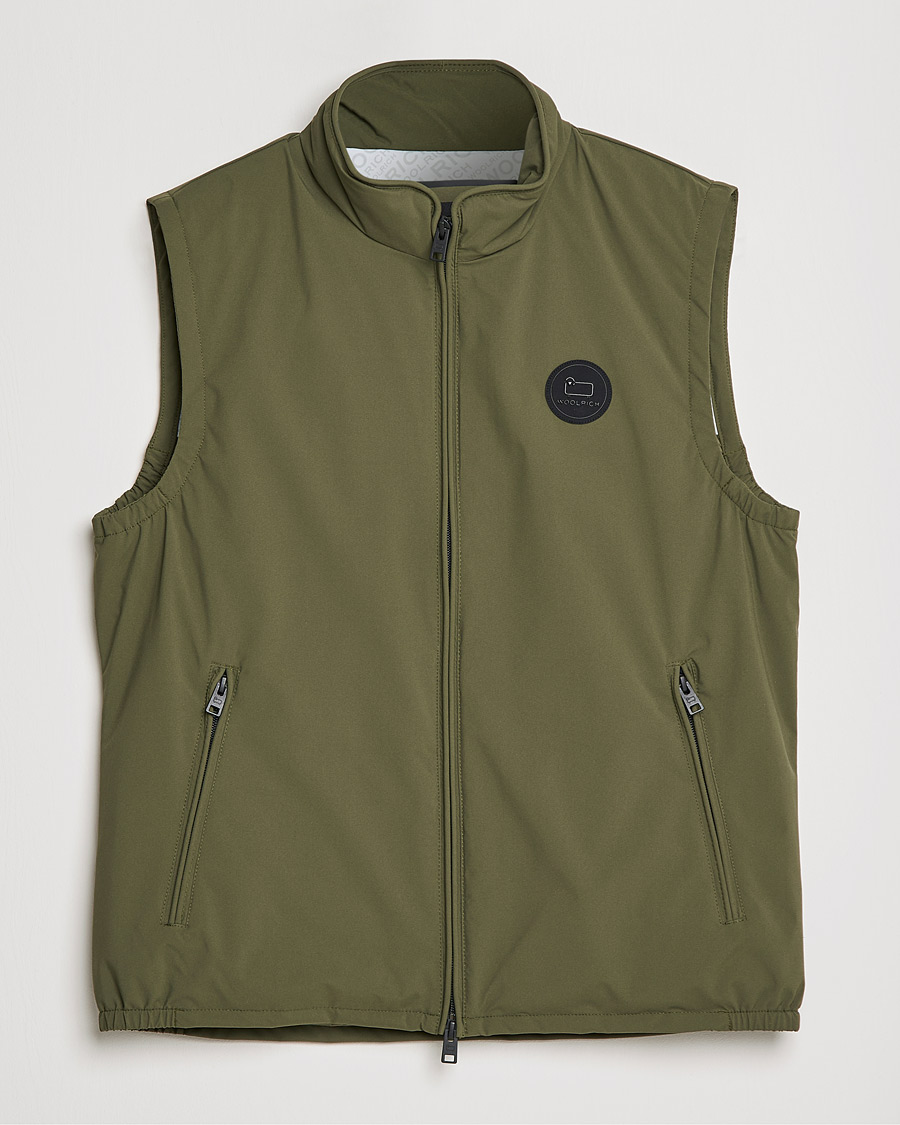 Herren | Jacken | Woolrich | Pacific Padded Vest Outdoor Green