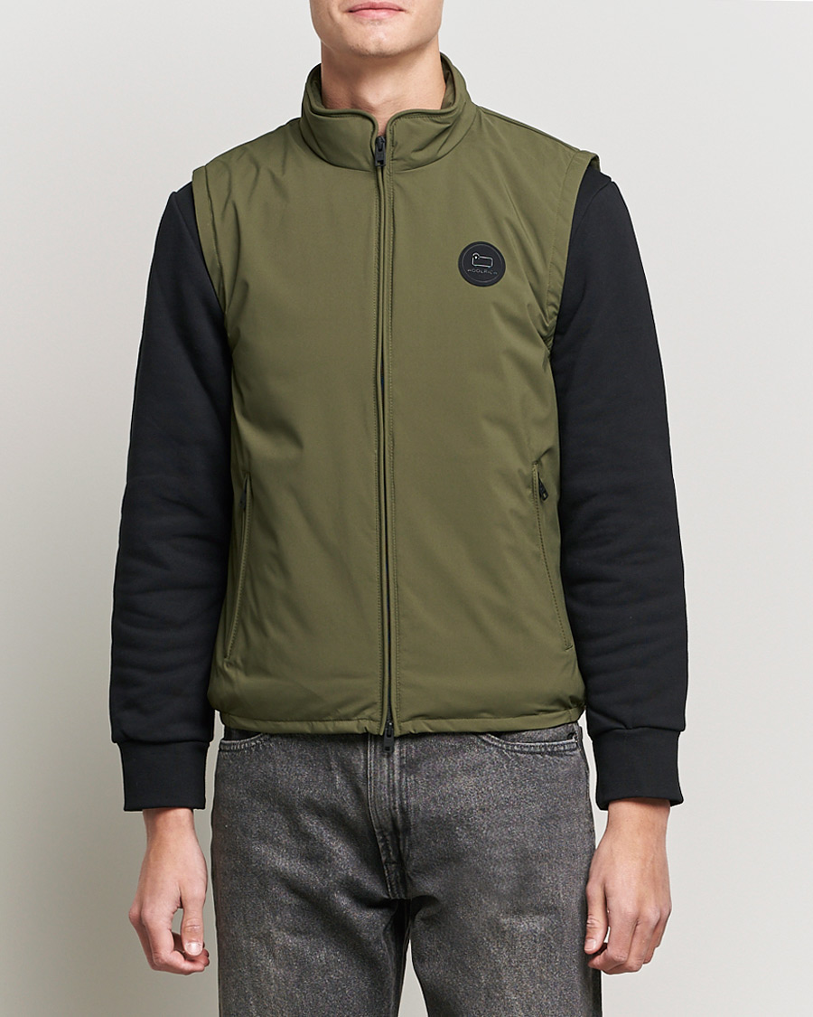 Herren | Jacken | Woolrich | Pacific Padded Vest Outdoor Green