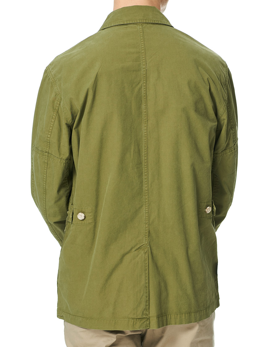 Herren | Hemden | Woolrich | Military Cotton Field Shirt Jacket Ivy Green