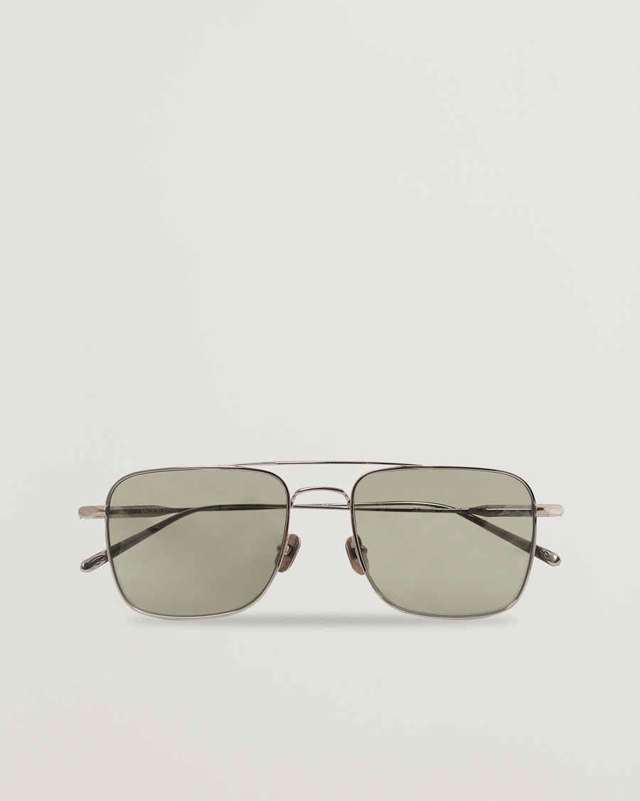 Herren | Sonnenbrillen | Brioni | BR0101S Sunglasses Silver/Green