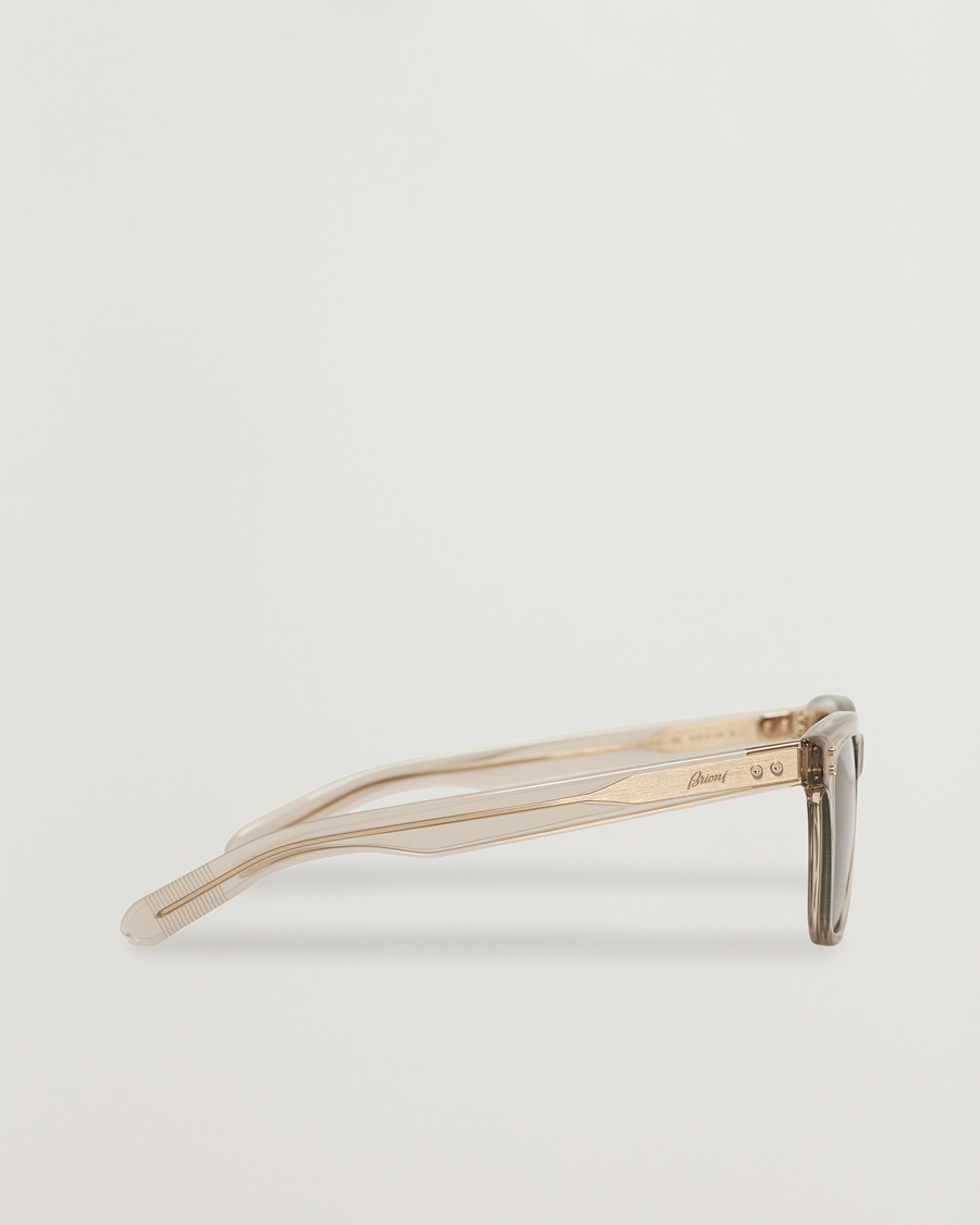 Herren | Brioni BR0099S Sunglasses Beige/Green | Brioni | BR0099S Sunglasses Beige/Green