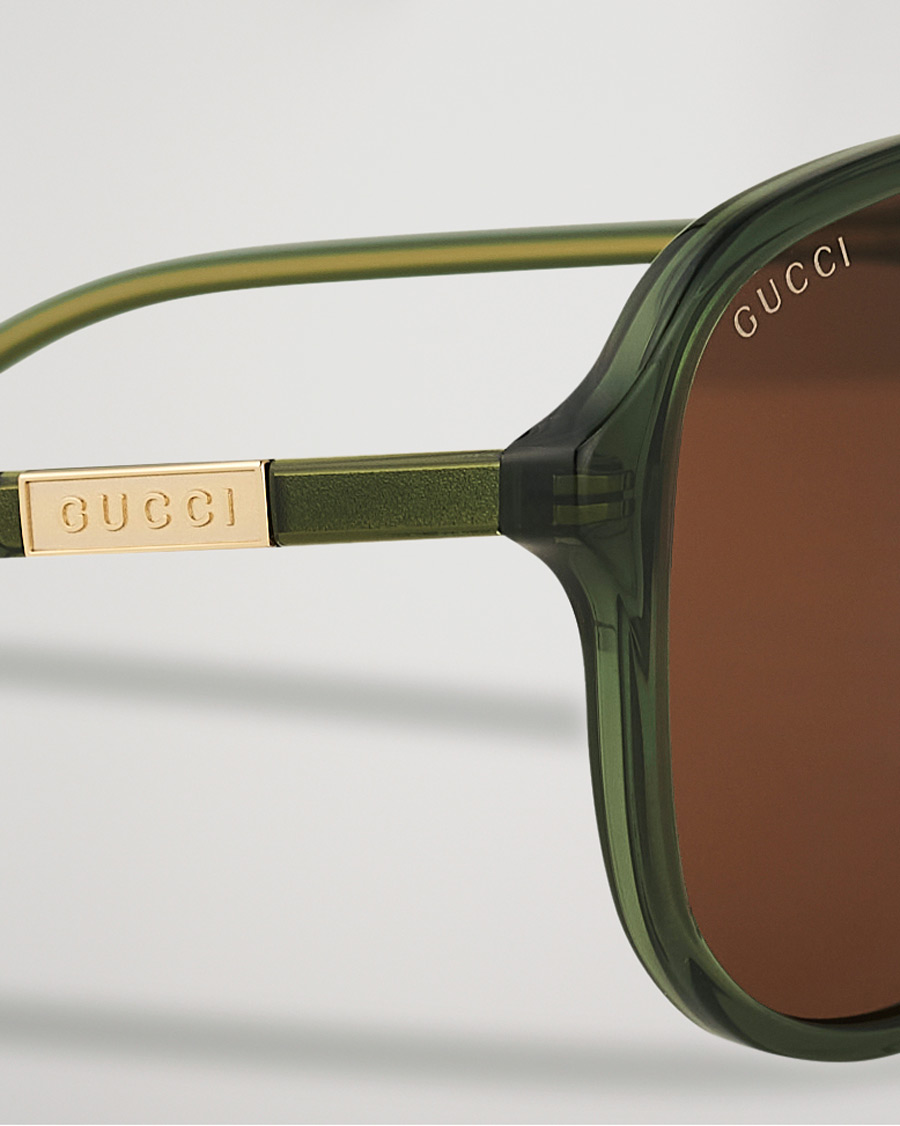 Herren | Sonnenbrillen | Gucci | GG1156S Sunglasses Green/Brown
