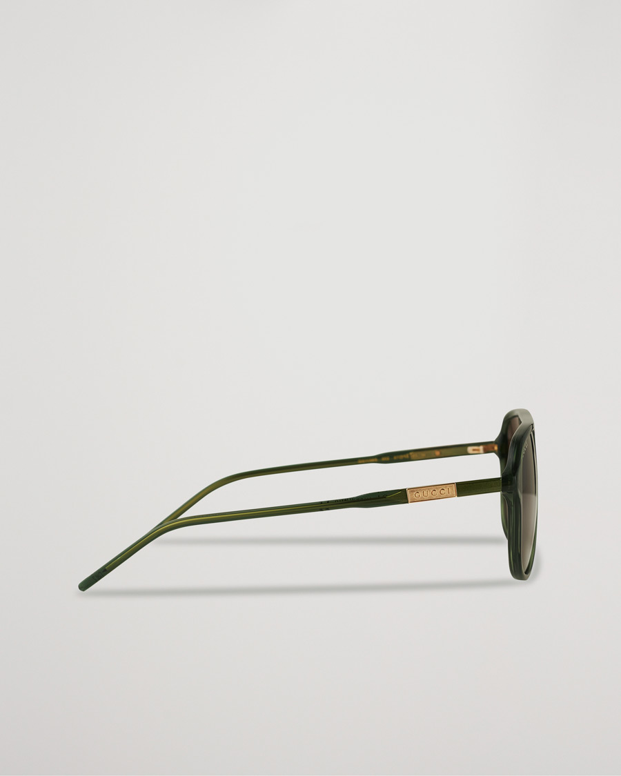 Herren | Gucci GG1156S Sunglasses Green/Brown | Gucci | GG1156S Sunglasses Green/Brown