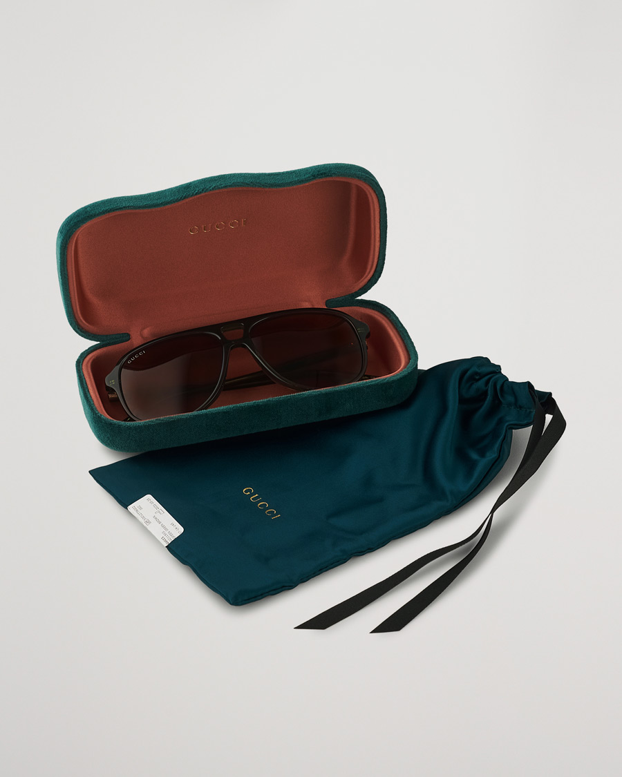 Herren | Gucci GG1156S Sunglasses Green/Brown | Gucci | GG1156S Sunglasses Green/Brown