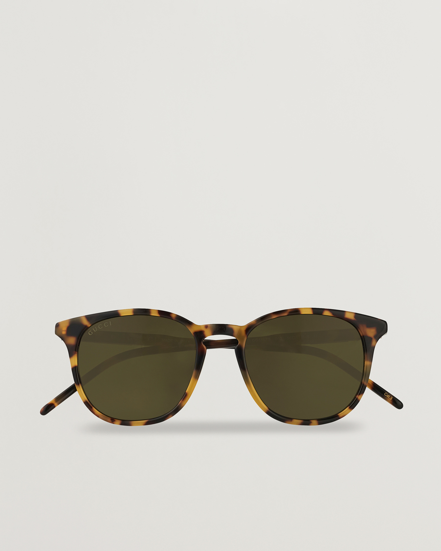 Herren | Gucci GG1157S Sunglasses Havana/Green | Gucci | GG1157S Sunglasses Havana/Green