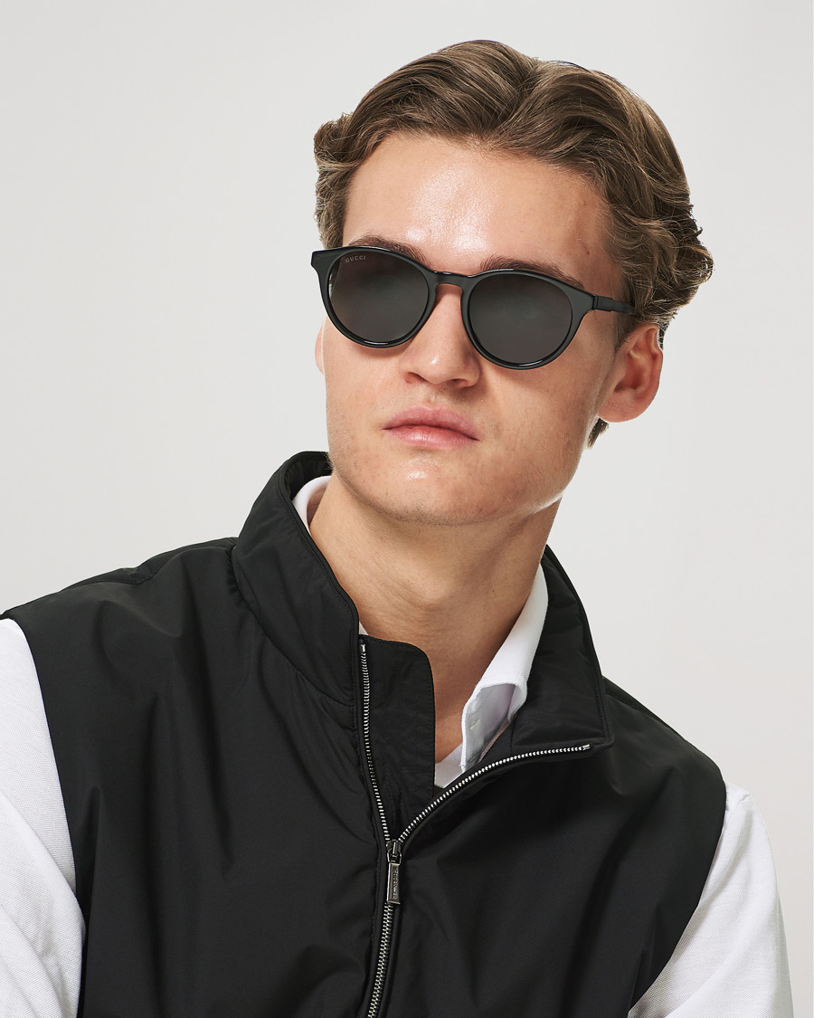 Herren | Runde Sonnenbrillen | Gucci | GG1119S Sunglasses Black/Grey