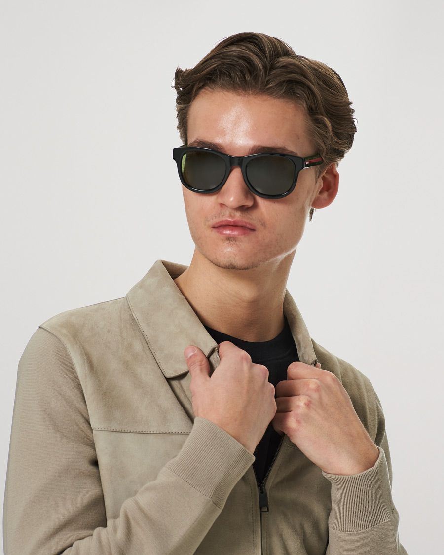 Herren | | Gucci | GG0003SN Sunglasses Black/Green