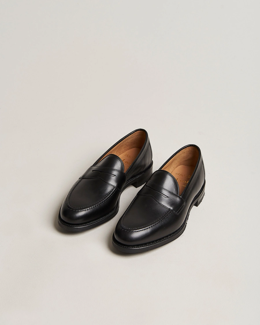 Herren | Handgefertigte Schuhe | Loake 1880 | Grant Shadow Sole Black Calf
