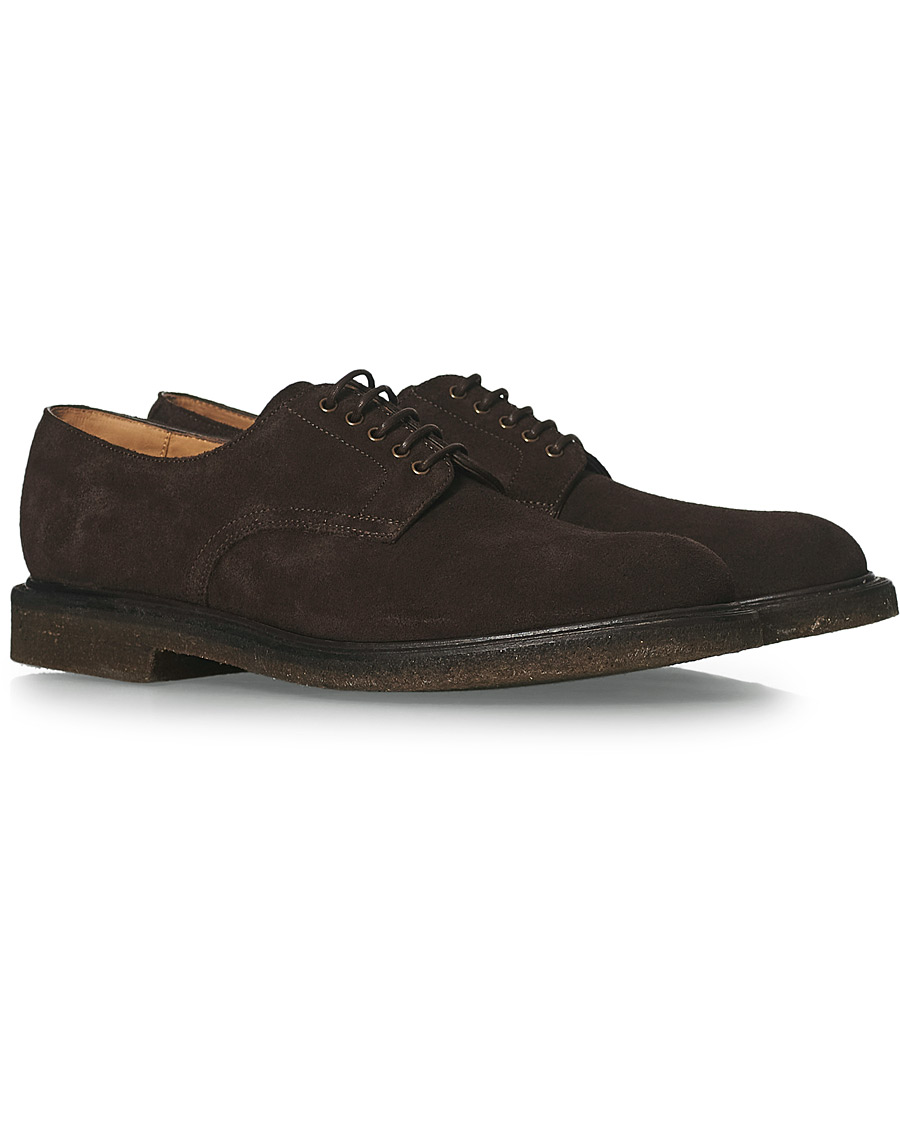 Herren | Loake 1880 Chichester Suede Derby Dark Brown | Loake 1880 | Chichester Suede Derby Dark Brown