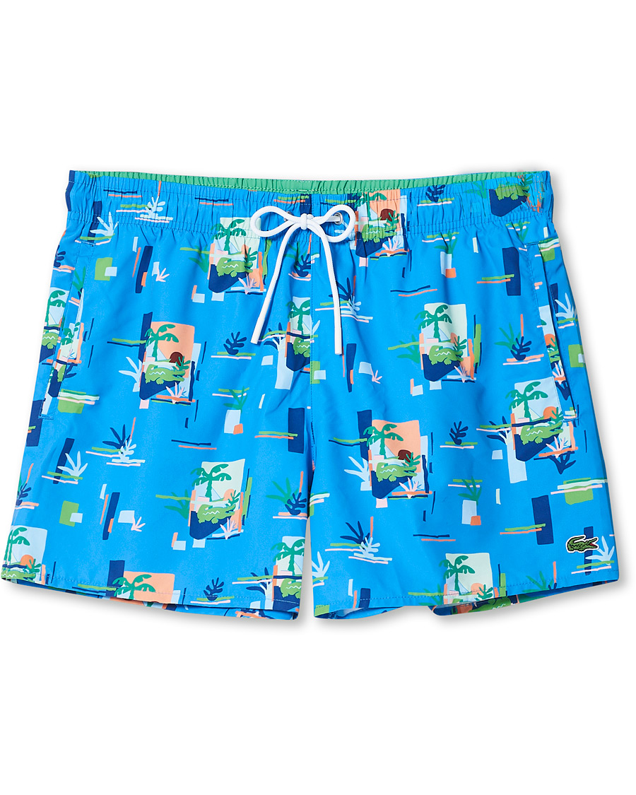 Herren | Badehosen | Lacoste | Print Light Swimming Trunks Etehereal