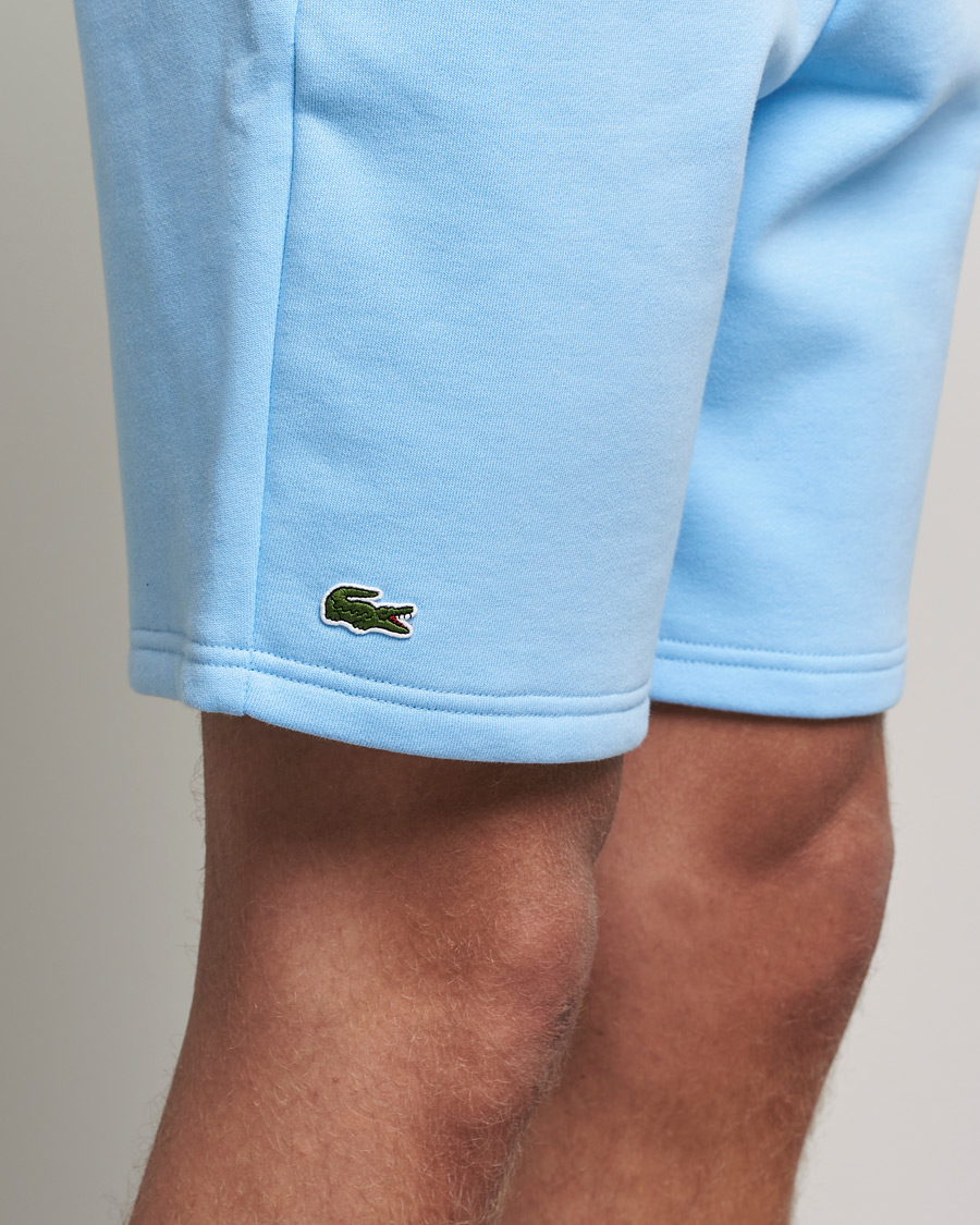 Lacoste fleece on sale shorts blue