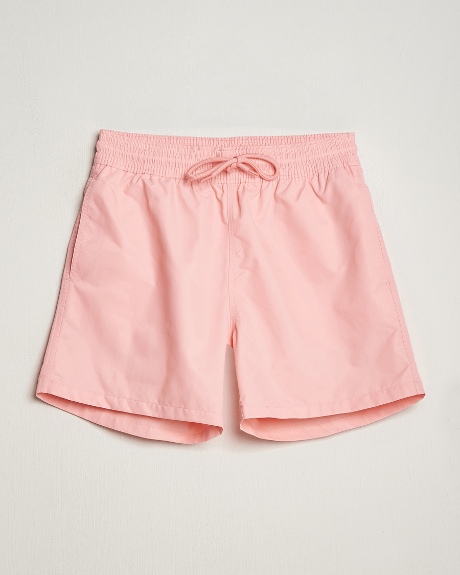 Herren | Badehosen | Colorful Standard | Classic Organic Swim Shorts Bright Coral