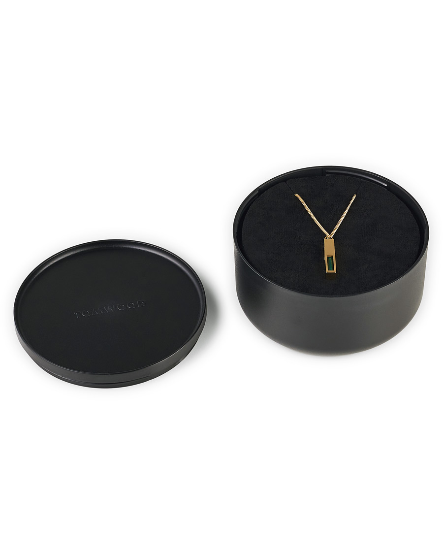 Herren | Tom Wood Cupe Pendant Malachite Gold | Tom Wood | Cupe Pendant Malachite Gold