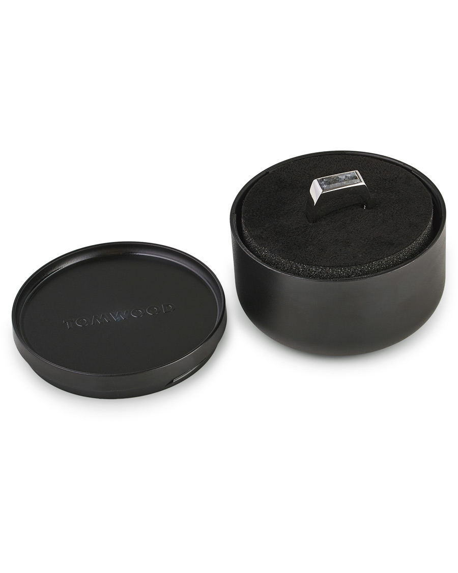 Herren | Tom Wood Peaky Ring Larvikite Silver | Tom Wood | Peaky Ring Larvikite Silver
