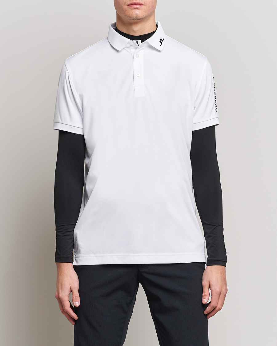 Herr |  | J.Lindeberg | Regular Fit Tour Tech Stretch Polo White