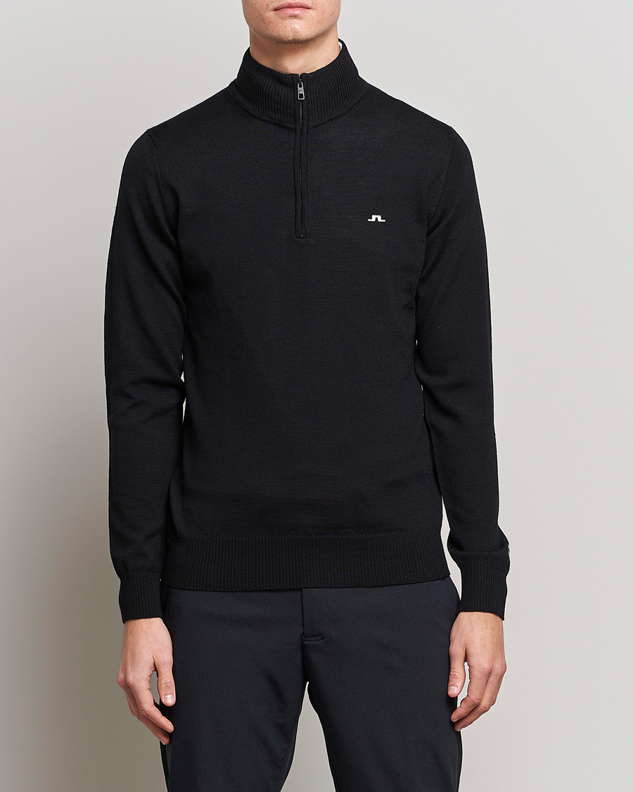 Herren |  | J.Lindeberg | Kian Tour Merino Half Zip Black