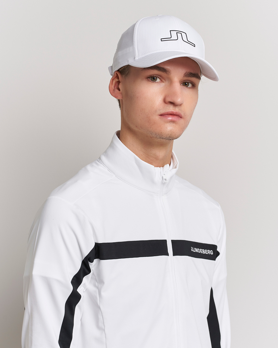 Herren | Caps | J.Lindeberg | Caden Golf Cap White