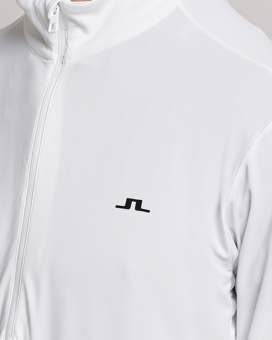 Herren | Pullover | J.Lindeberg | Luke Jersey Half Zip White