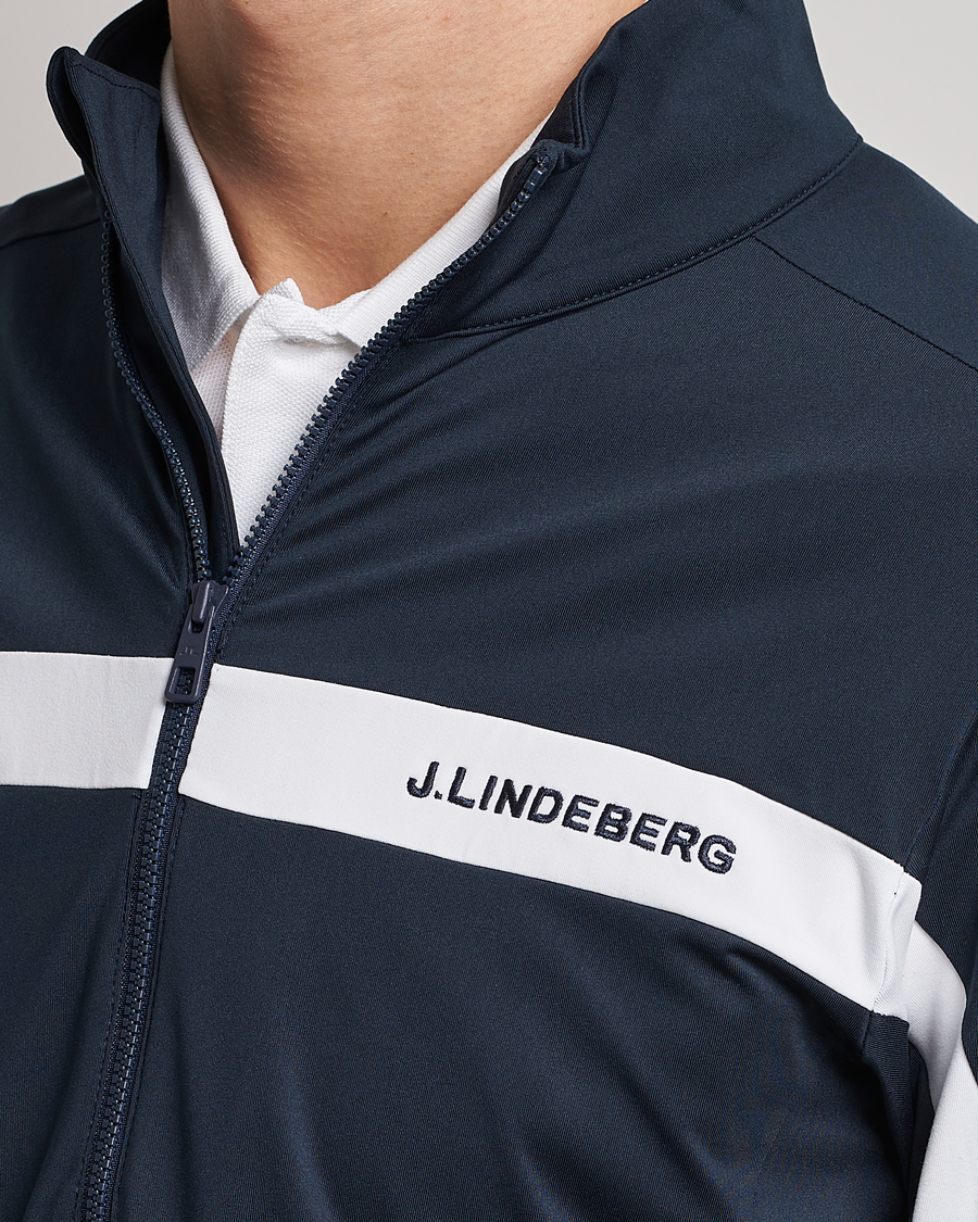Herren | Pullover | J.Lindeberg | Jarvis Mid Layer Jacket Navy