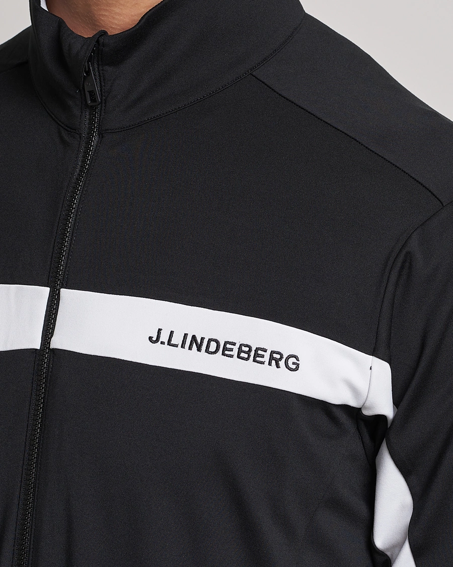 Herren | Pullover | J.Lindeberg | Jarvis Mid Layer Jacket Black