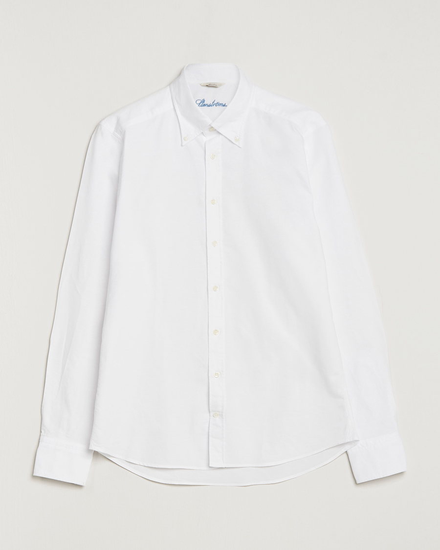 Herren | Hemden | Stenströms | Slimline Oxford Shirt White