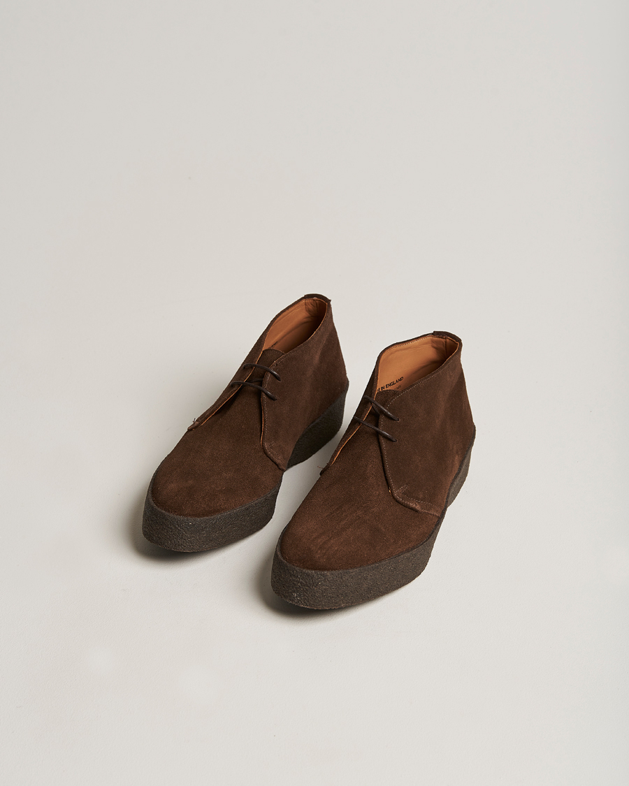 Herren | Wildlederschuhe | Sanders | Joel Chukka Boot Chocolate Suede