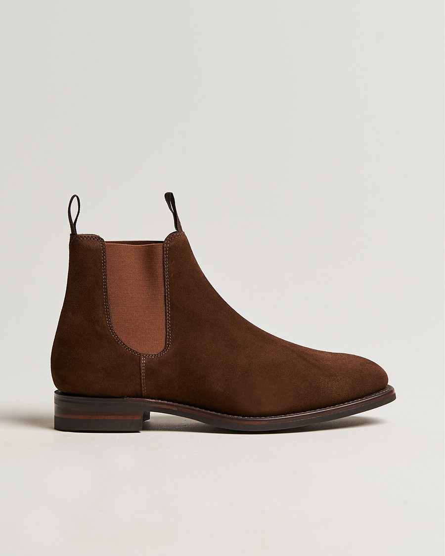 Herren | Boots | Loake 1880 | Chatsworth Chelsea Boot Tobacco Suede