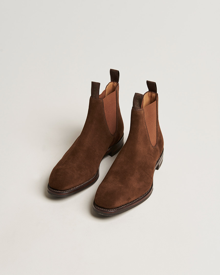Herren | Boots | Loake 1880 | Chatsworth Chelsea Boot Tobacco Suede