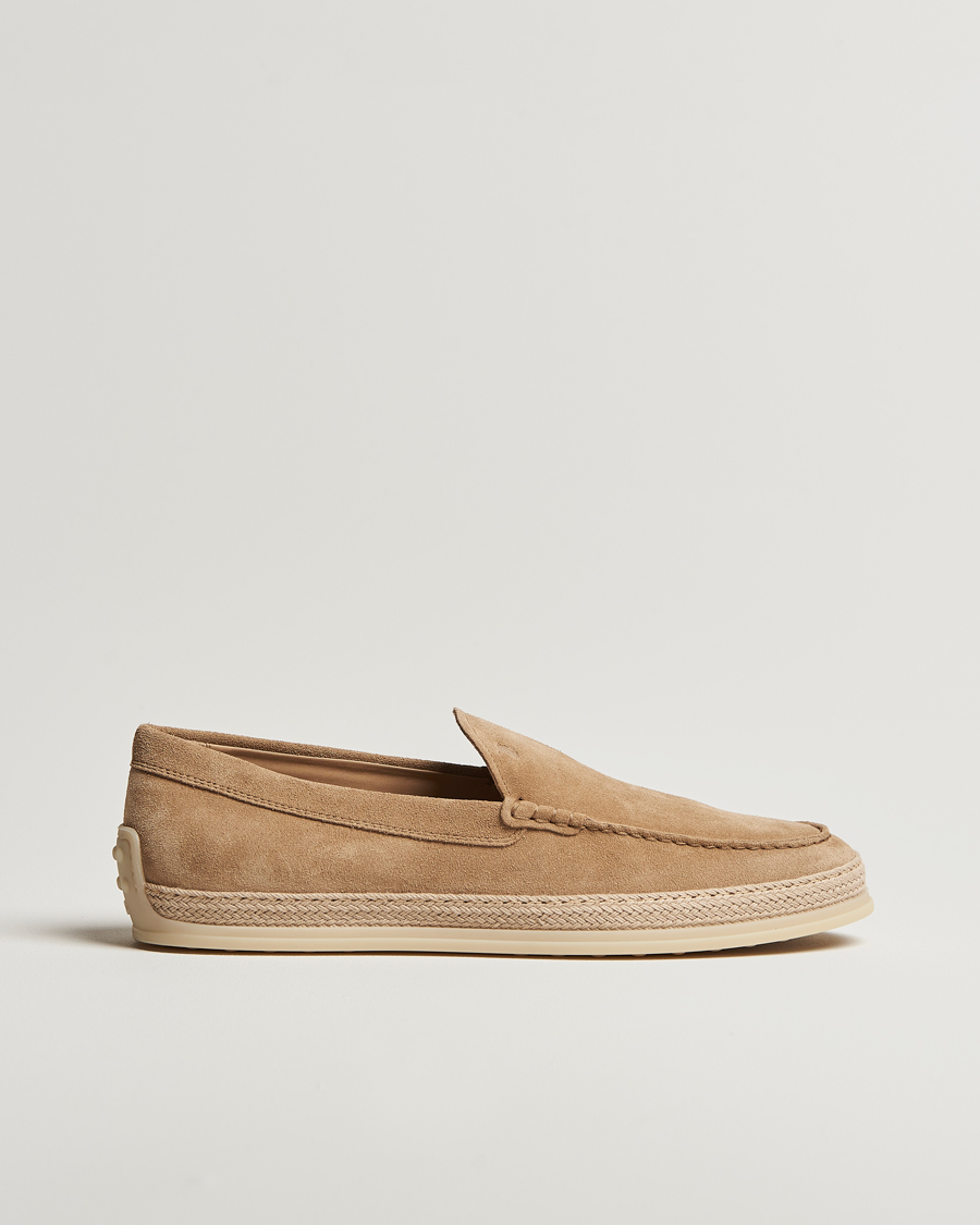 Herren | Loafer | Tod's | Raffia Loafer Beige Suede