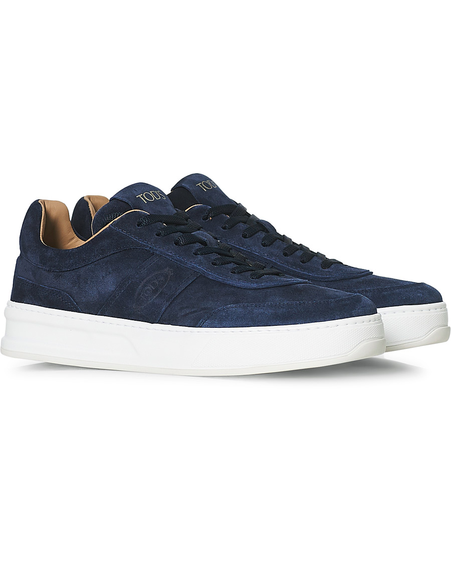 Herren | Tod's Cassetta Alta Sneaker Navy Suede | Tod's | Cassetta Alta Sneaker Navy Suede