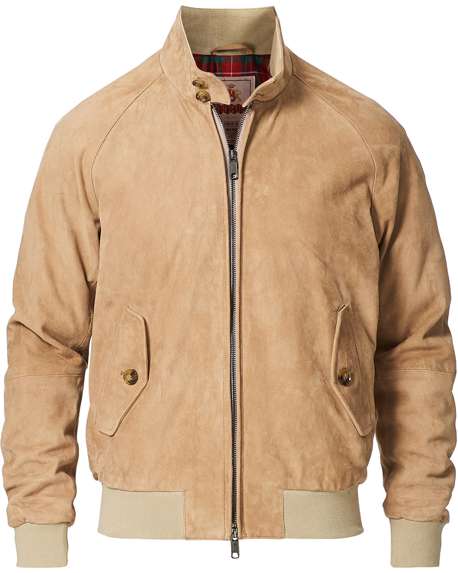 Herren | Jacken | Baracuta | G9 Suede Jacket Sand Stone