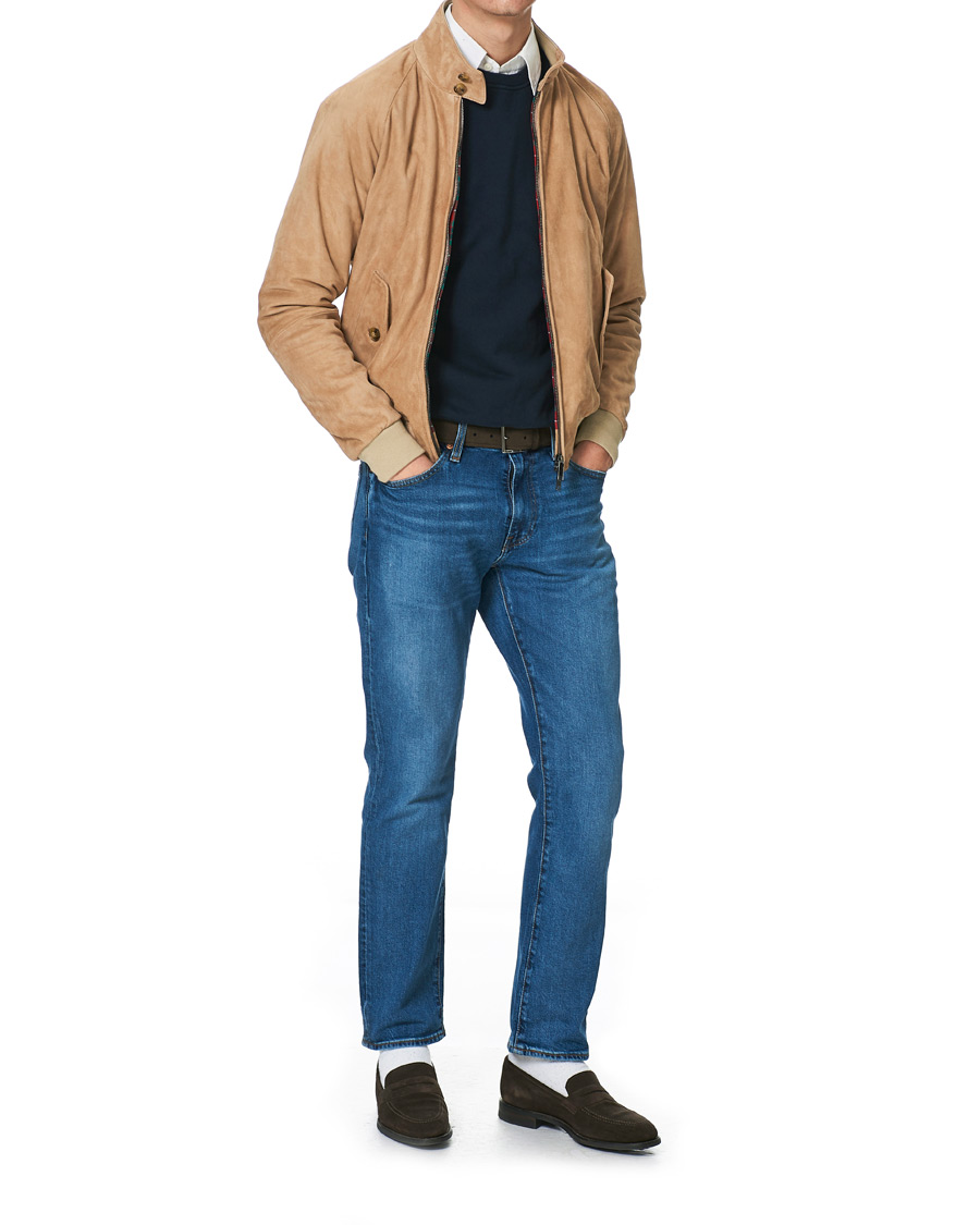 Herren | Jacken | Baracuta | G9 Suede Jacket Sand Stone