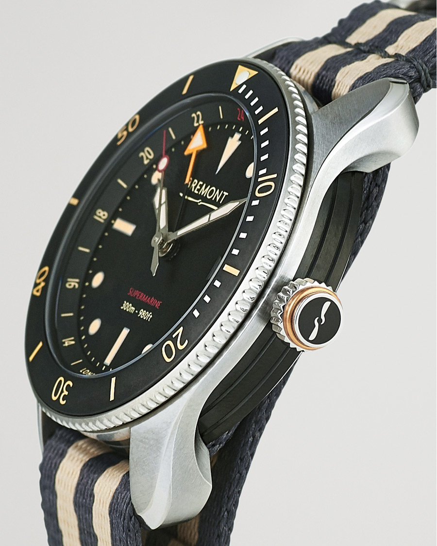 Herren | Bremont S302 Supermarine GMT Nato 40mm Black Dial | Bremont | S302 Supermarine GMT Nato 40mm Black Dial
