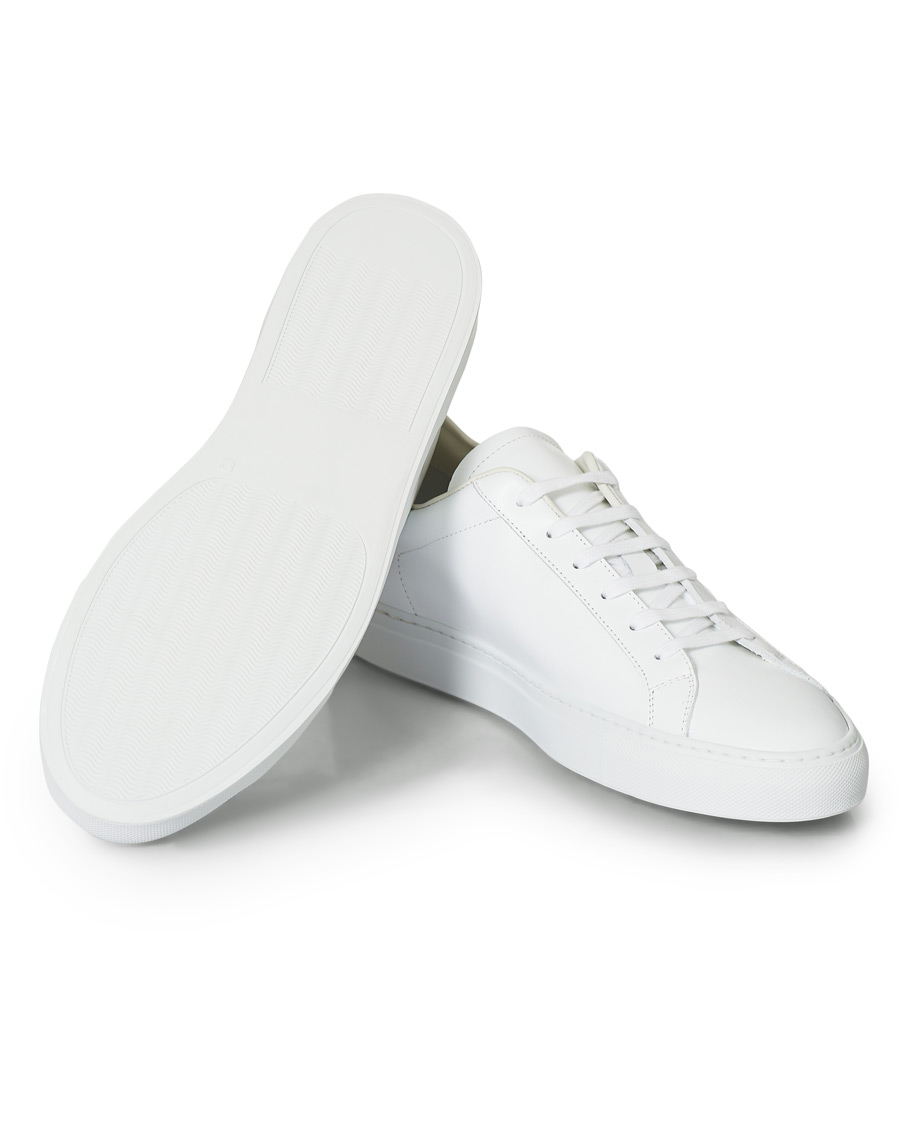 Herren | Common Projects Retro Low Sneaker White/Red | Common Projects | Retro Low Sneaker White/Red