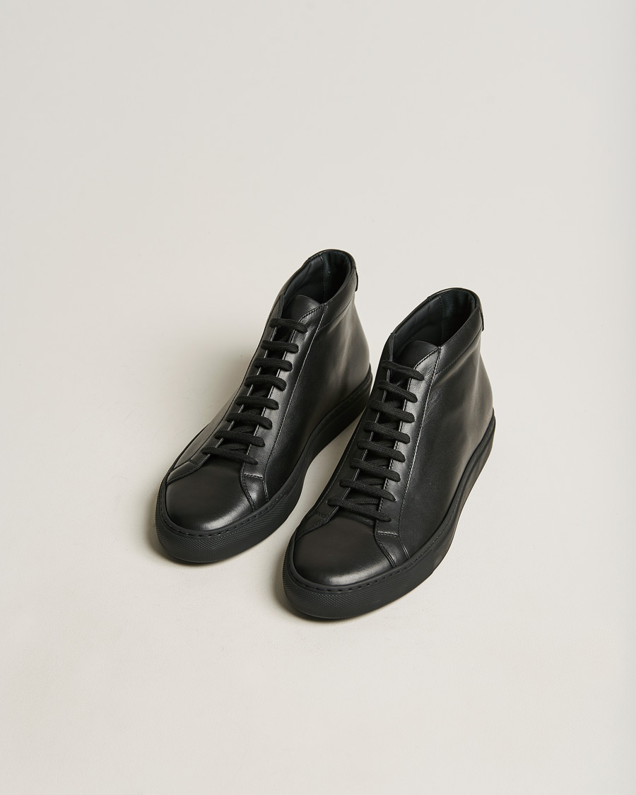 Herren |  | Common Projects | Original Achilles Leather High Sneaker Black